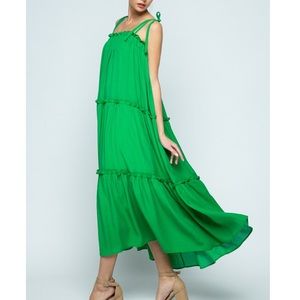 Fly With Me Tiered Maxi Dress